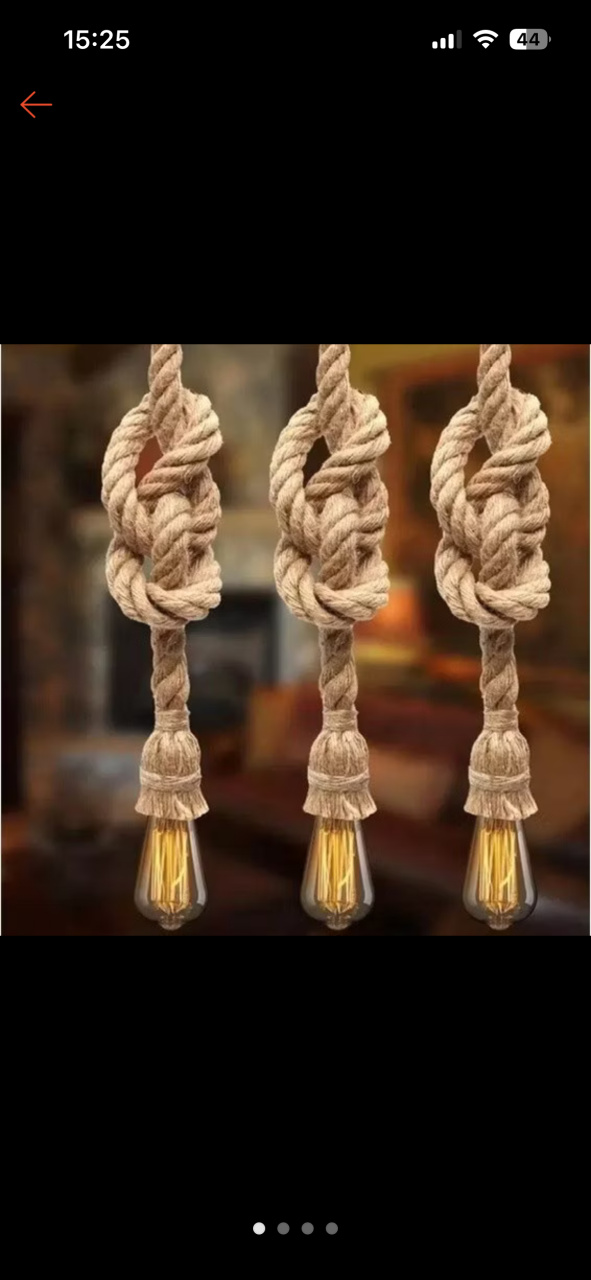 Pendente Rústico Com Lâmpadas - Sileni Rocha decorações