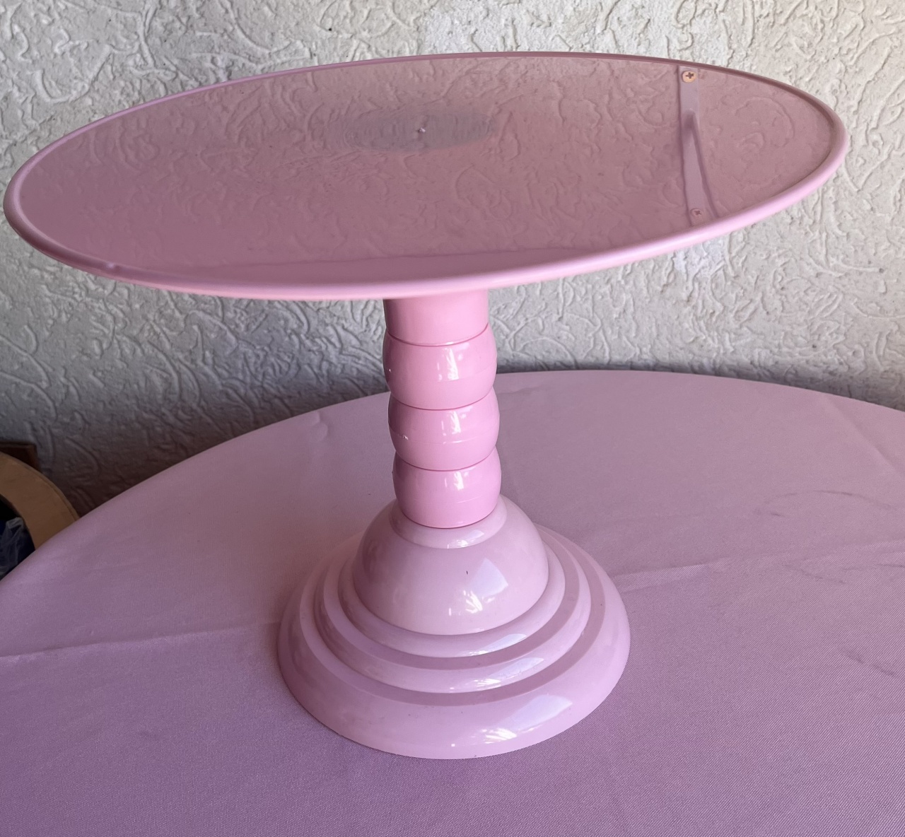 Boleira Alta Rosa Altura Ajustavel - Sileni Rocha decorações
