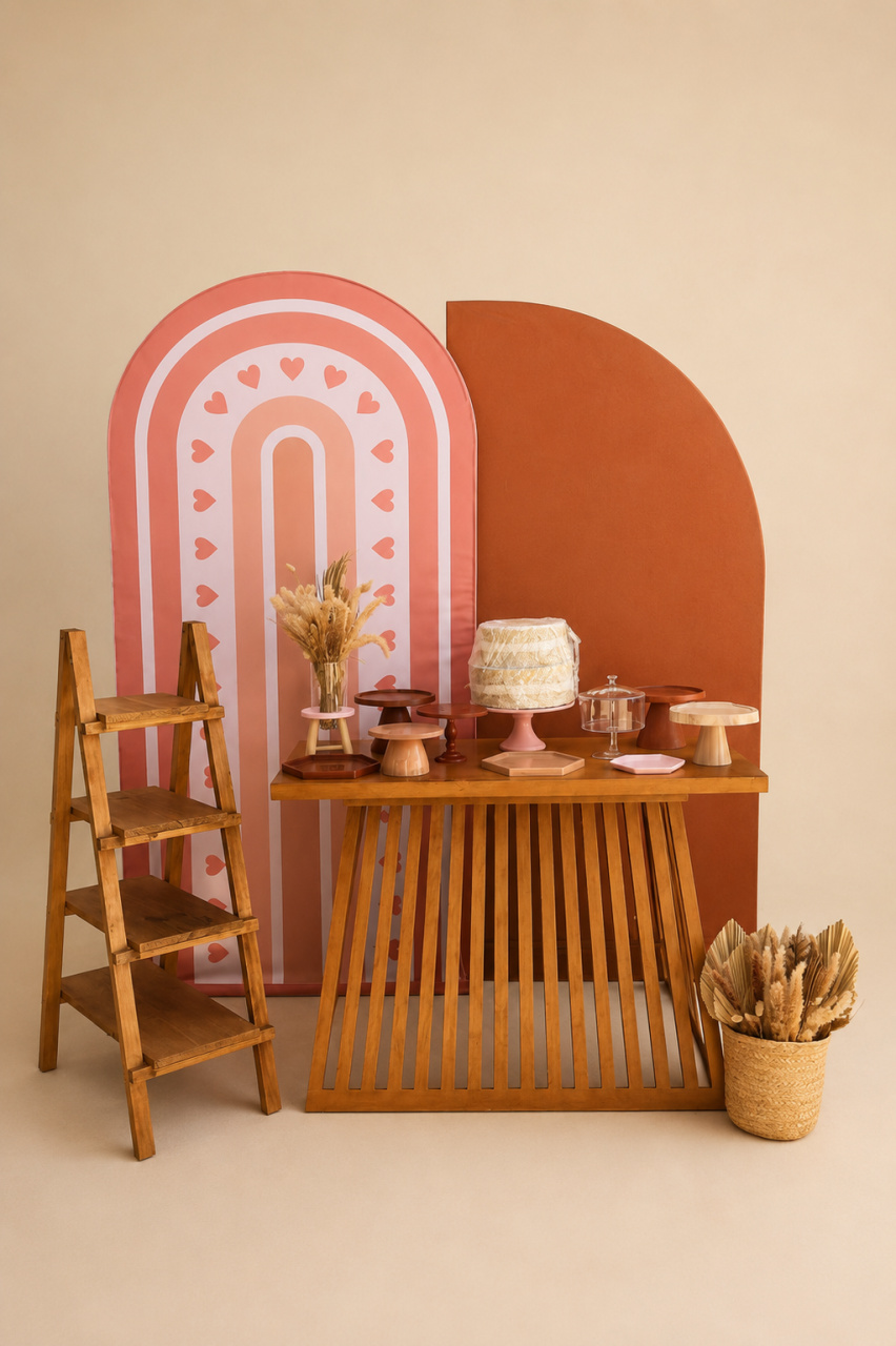 Decoração Boho Arco Íris - Sileni Rocha decorações