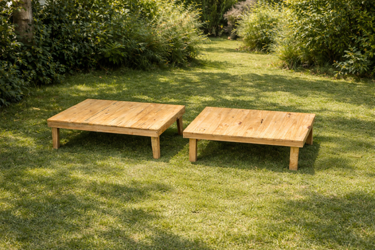 Mesa Picnic Pinus - Sileni Rocha decorações