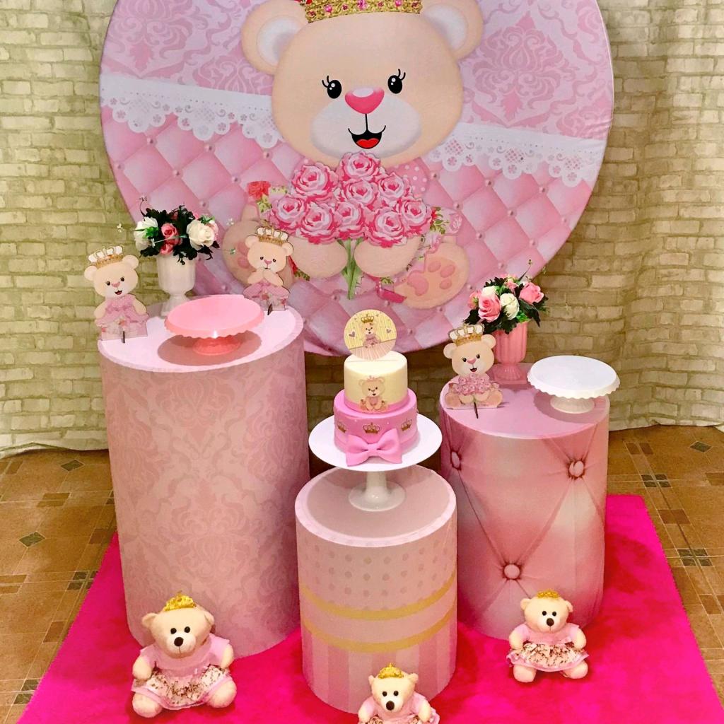 Kit Ursinha Princesa Padrão - Festafy locações