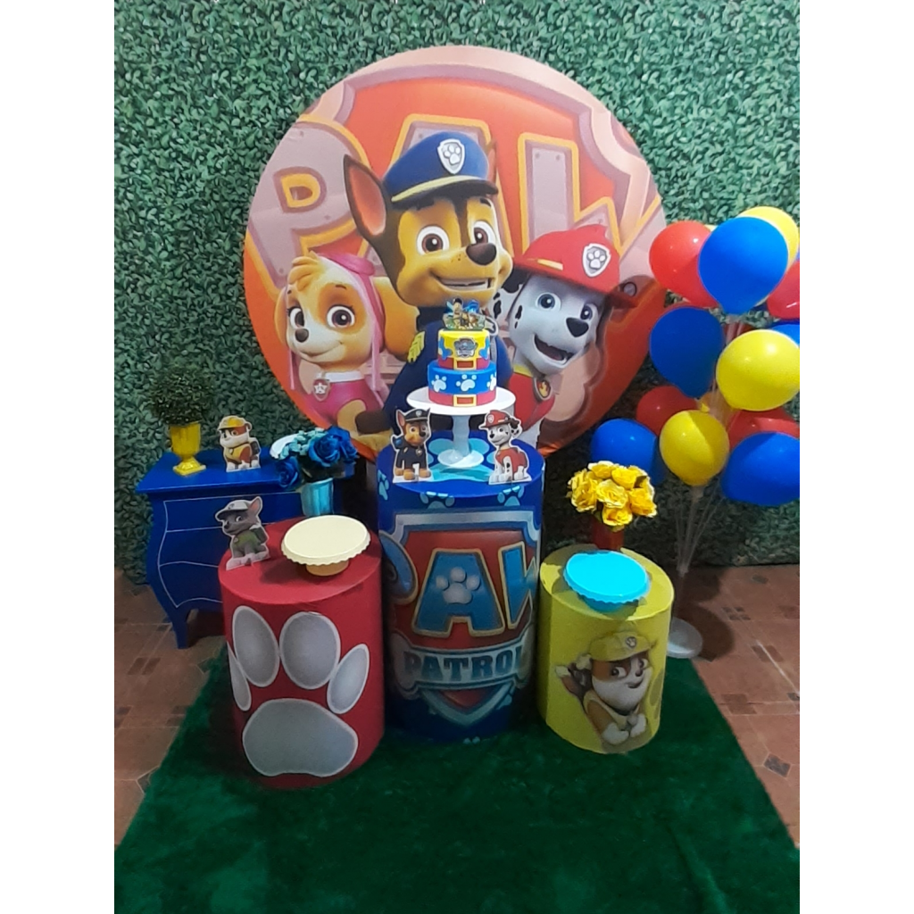 Kit Pegue E Monte Tema  Patrulha Canina - Festafy locações