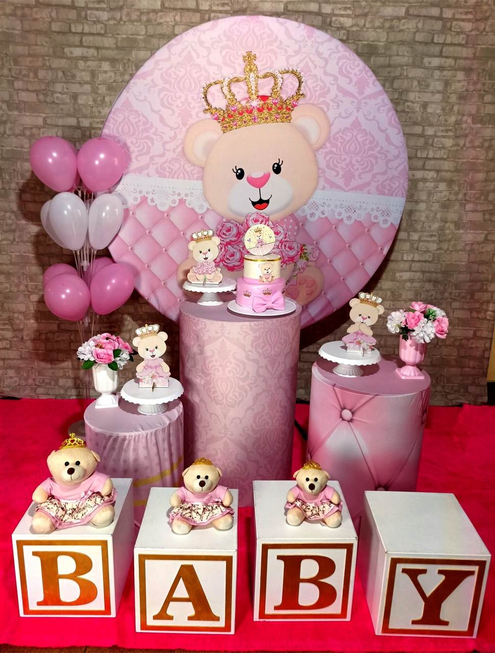 Kit Ursinha Princesa Padrao Novo - Festafy locações
