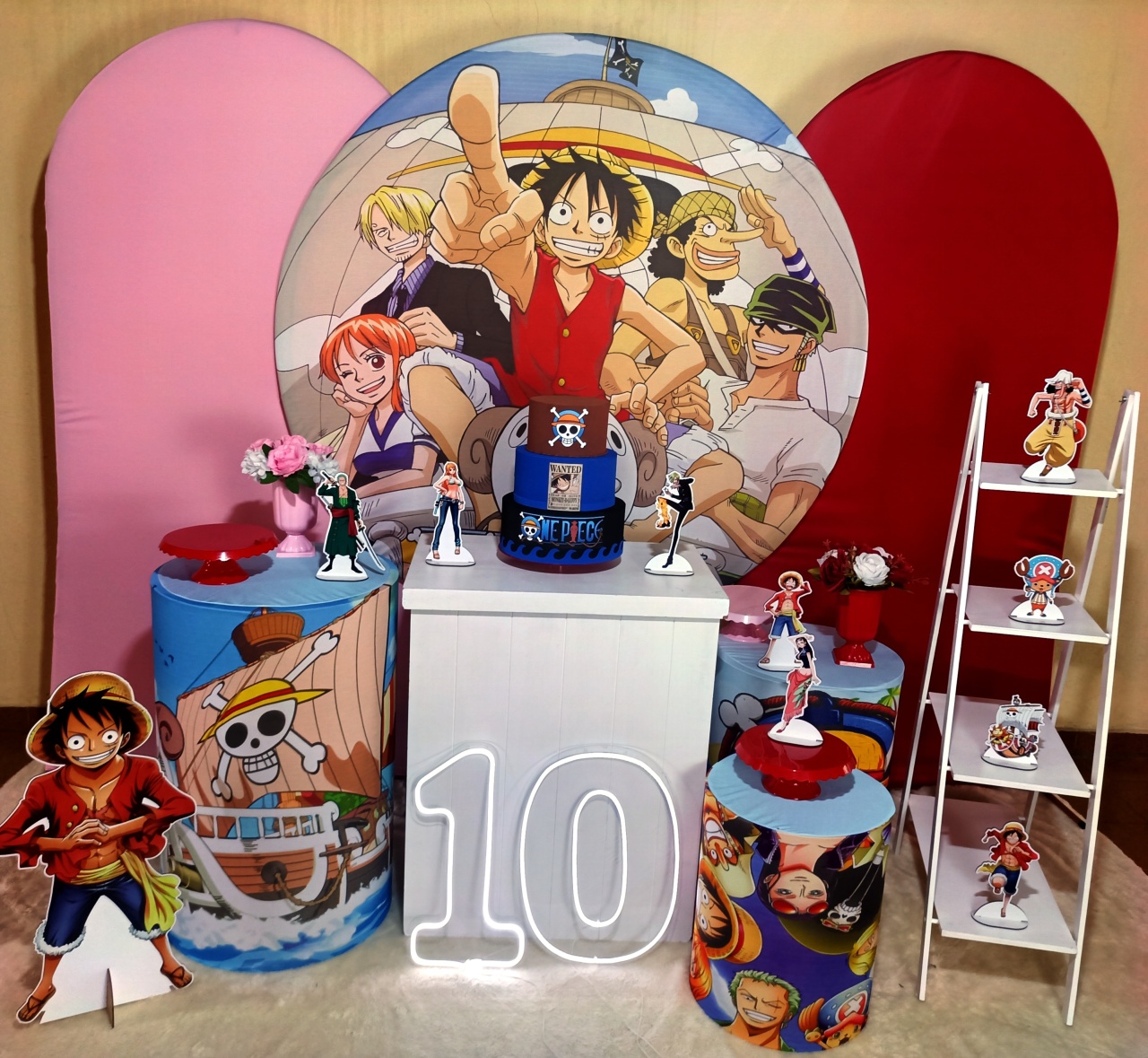 Kit One Piece - Led E 2 Romanos - Premium Ultra - Menina - Festafy locações