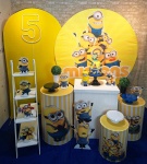 Kit Minions- Painel Romano E Led - Linha Premium - imagem 2