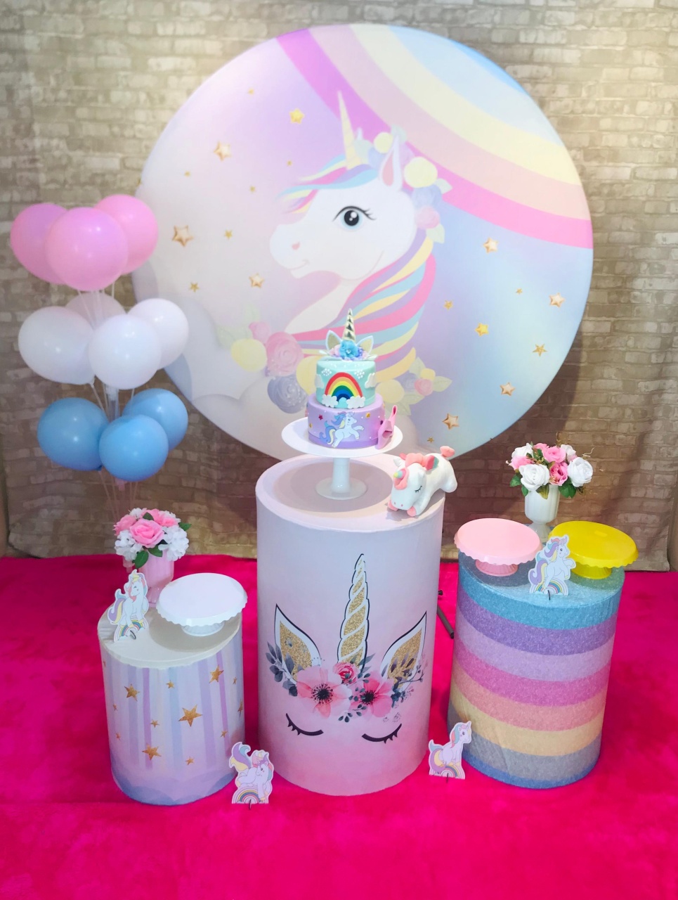 Kit Unicornio Padrão - Festafy locações