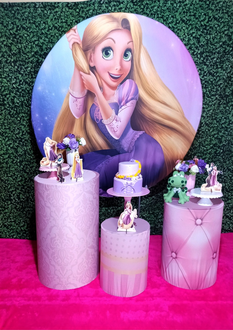 Kit Rapunzel - Enrolados Linha Padrao - Festafy locações