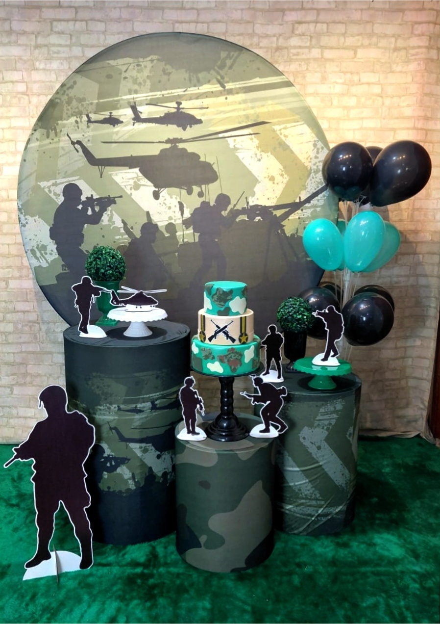 Kit Exército Padrão - Festafy locações