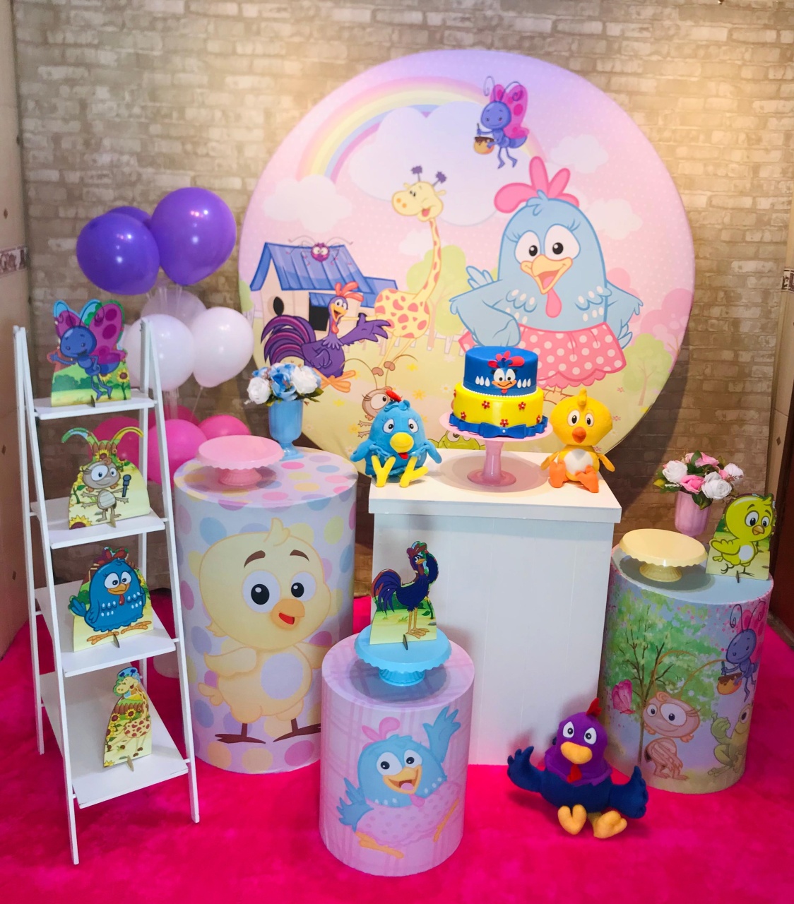Kit Galinha Pintadinha - Completo - Menina - Festafy locações
