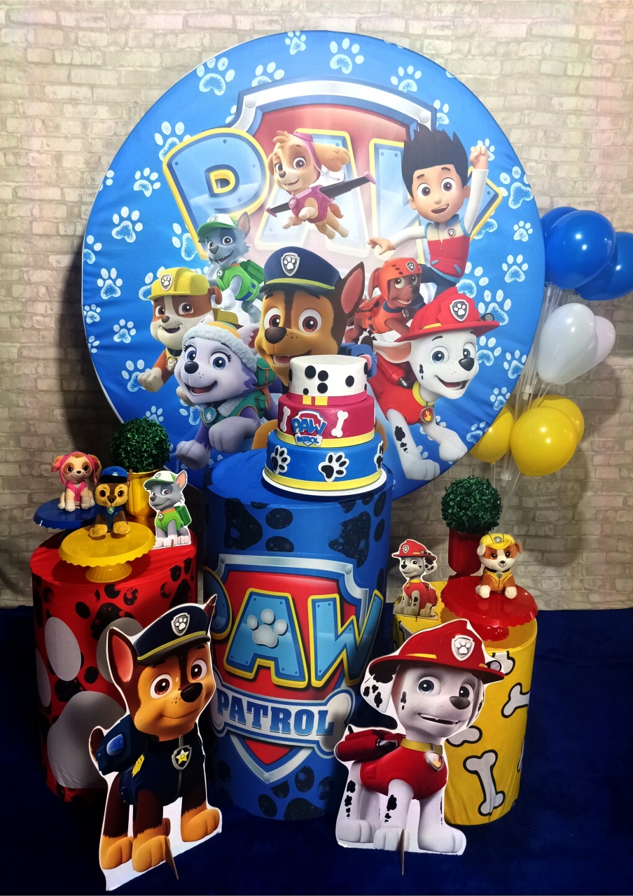 Kit Patrulha Canina Azul - Padrão - Festafy locações