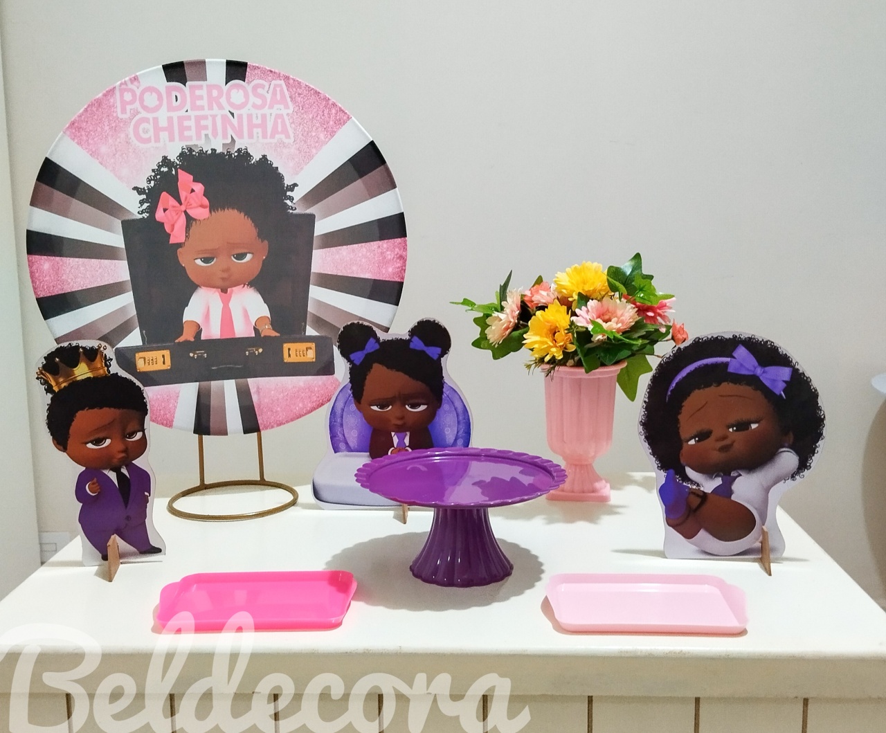 Mini Kit Bronze Poderosa Chefinha Ii - Bel Decora Pegue e Monte