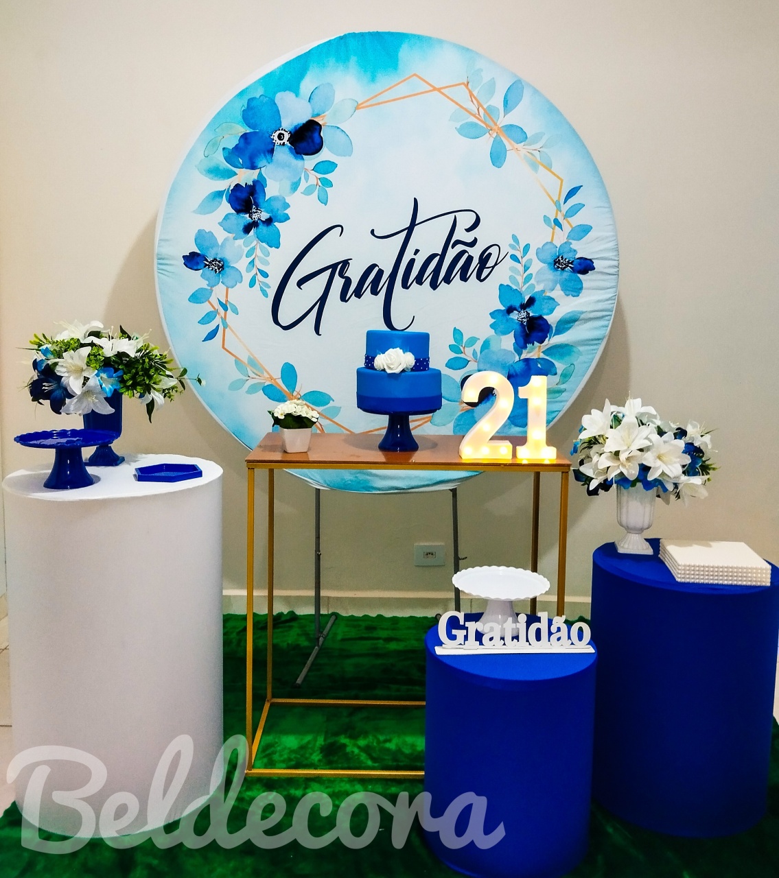 Gratidão Ouro 2 - Bel Decora Pegue e Monte