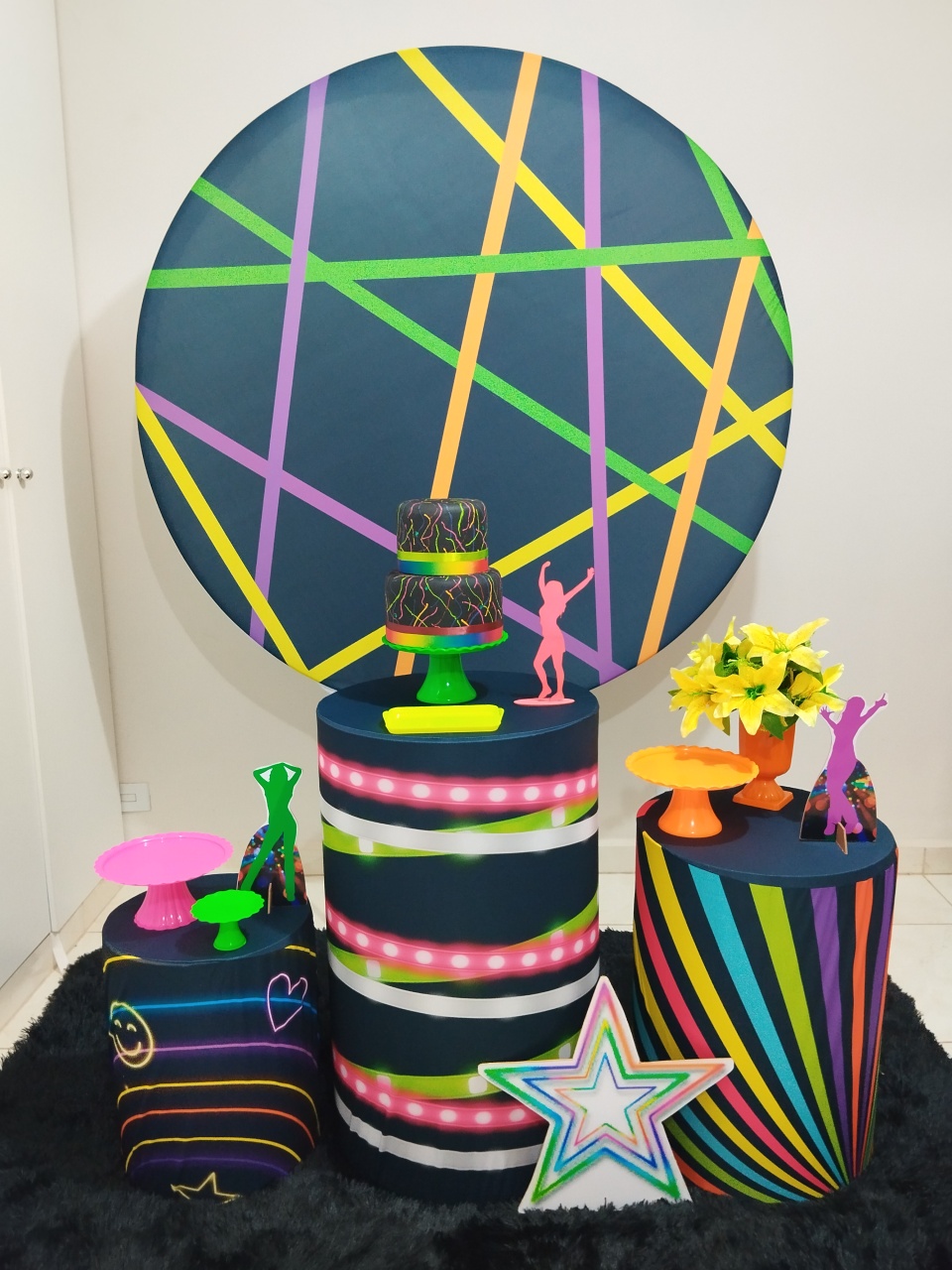 Kit Baladinha Neon Bronze - Bel Decora Pegue e Monte