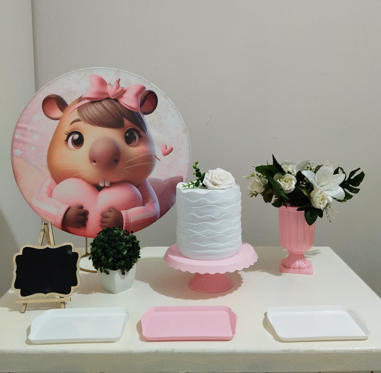 Mini Kit Capivara 5 - Bel Decora Pegue e Monte