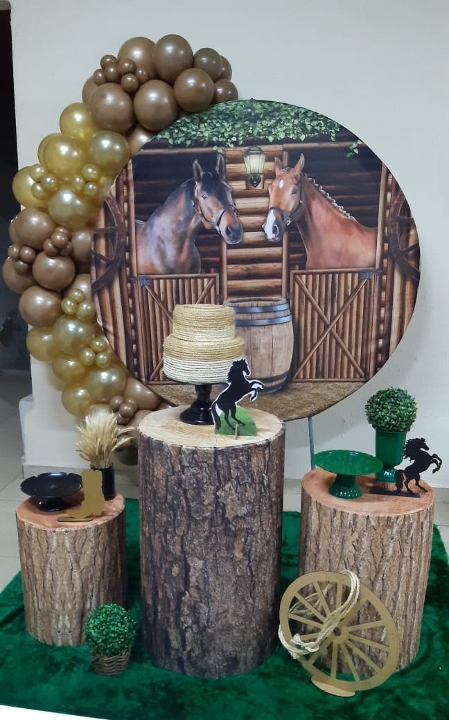 Kit Cavalo Prata - Bel Decora Pegue e Monte