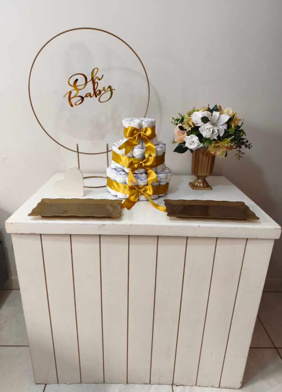 Mini Decoração de Mesa Oh Baby - Bel Decora Pegue e Monte