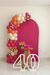 Decoração Com Painel Romano E Número de Chão - imagem 1