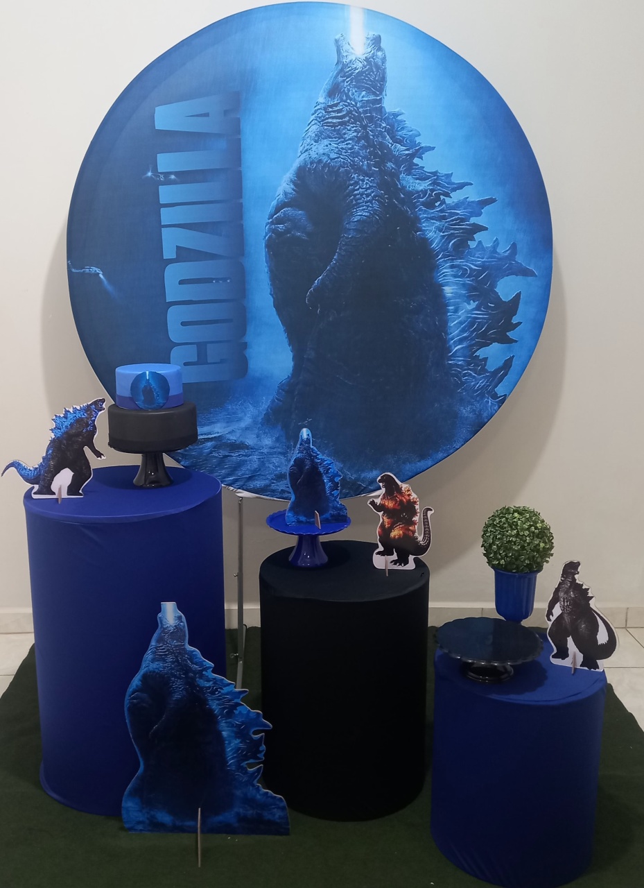 Godzila Bronze - Bel Decora Pegue e Monte