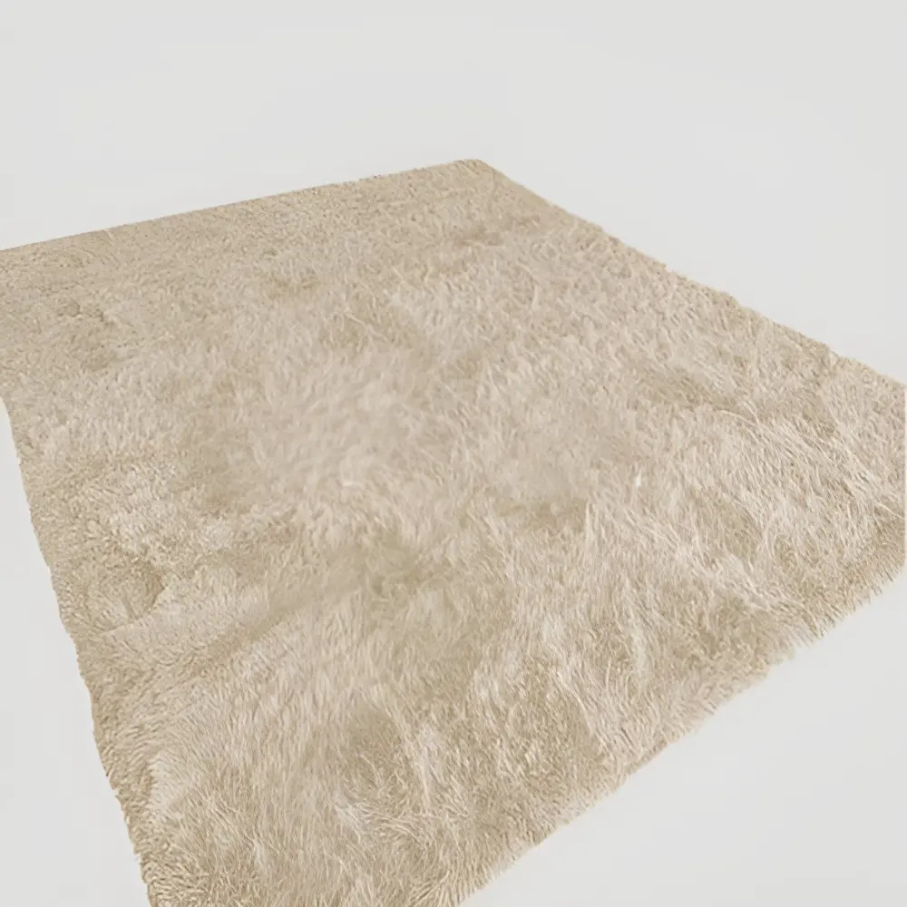 Tapete Bege 2X1,5 - Bel Decora Pegue e Monte