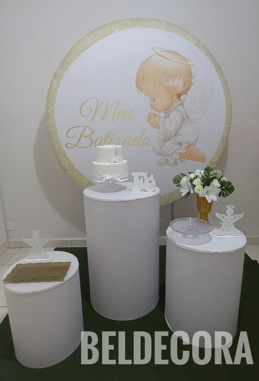 Kit Batizado Bronze - Bel Decora Pegue e Monte