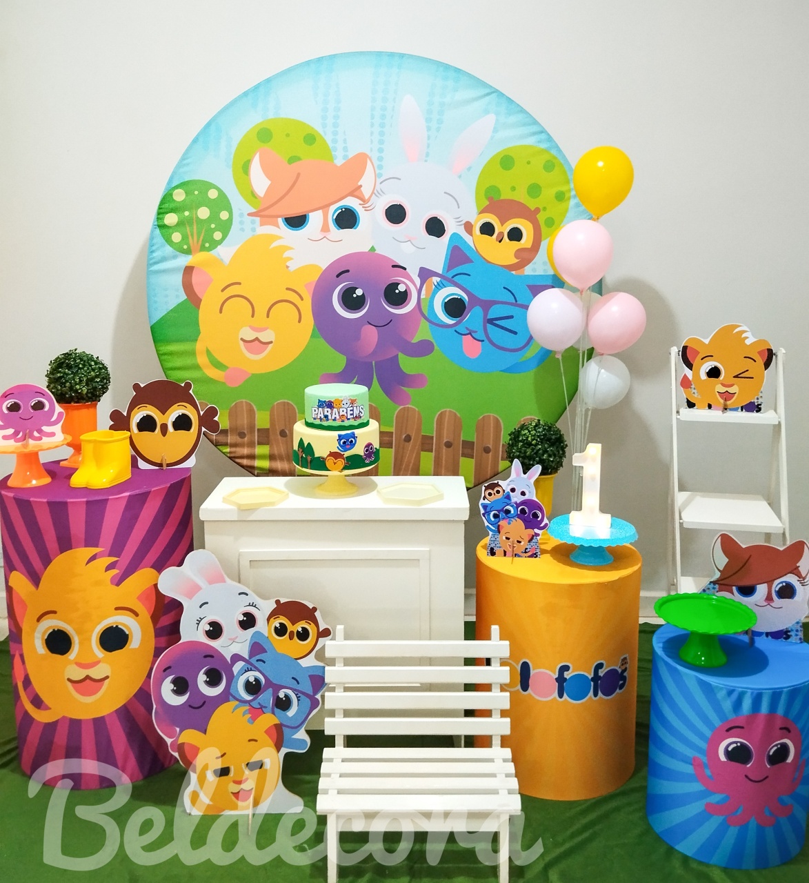 Kit Bolofofo Prata - Bel Decora Pegue e Monte