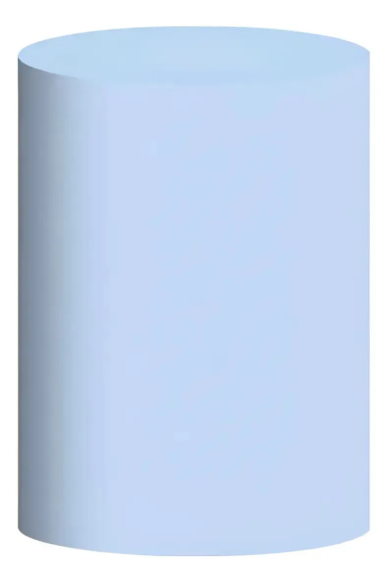 Capa de Cilindro Azul Bebe Média - Bel Decora Pegue e Monte