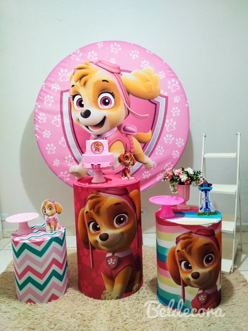 Sky Com Escada - Bel Decora Pegue e Monte