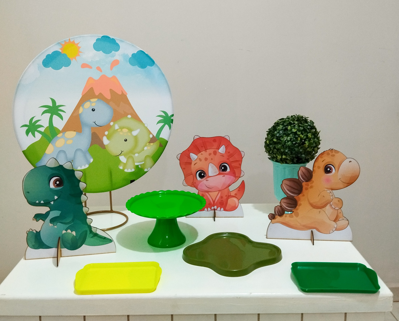Mini Kit Bronze Dino Baby - Bel Decora Pegue e Monte