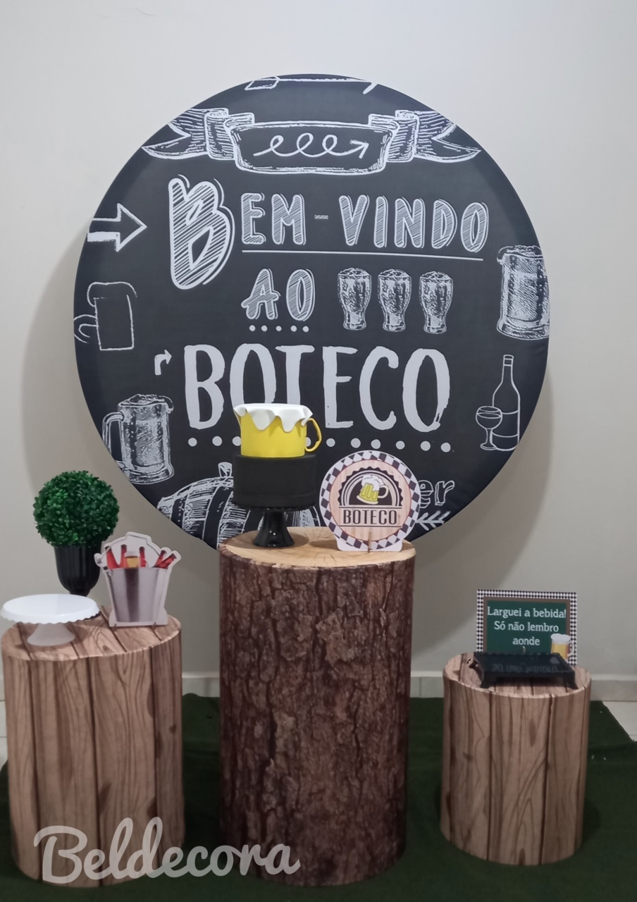 Kit Boteco 3 Bronze - Bel Decora Pegue e Monte