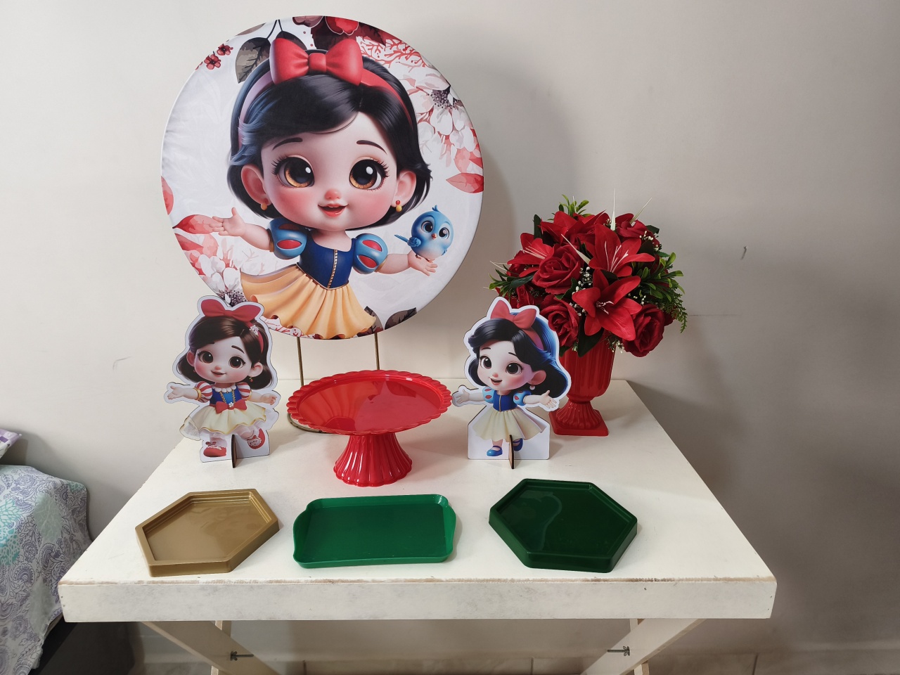 Mini Kit Branca de Neve - Bel Decora Pegue e Monte