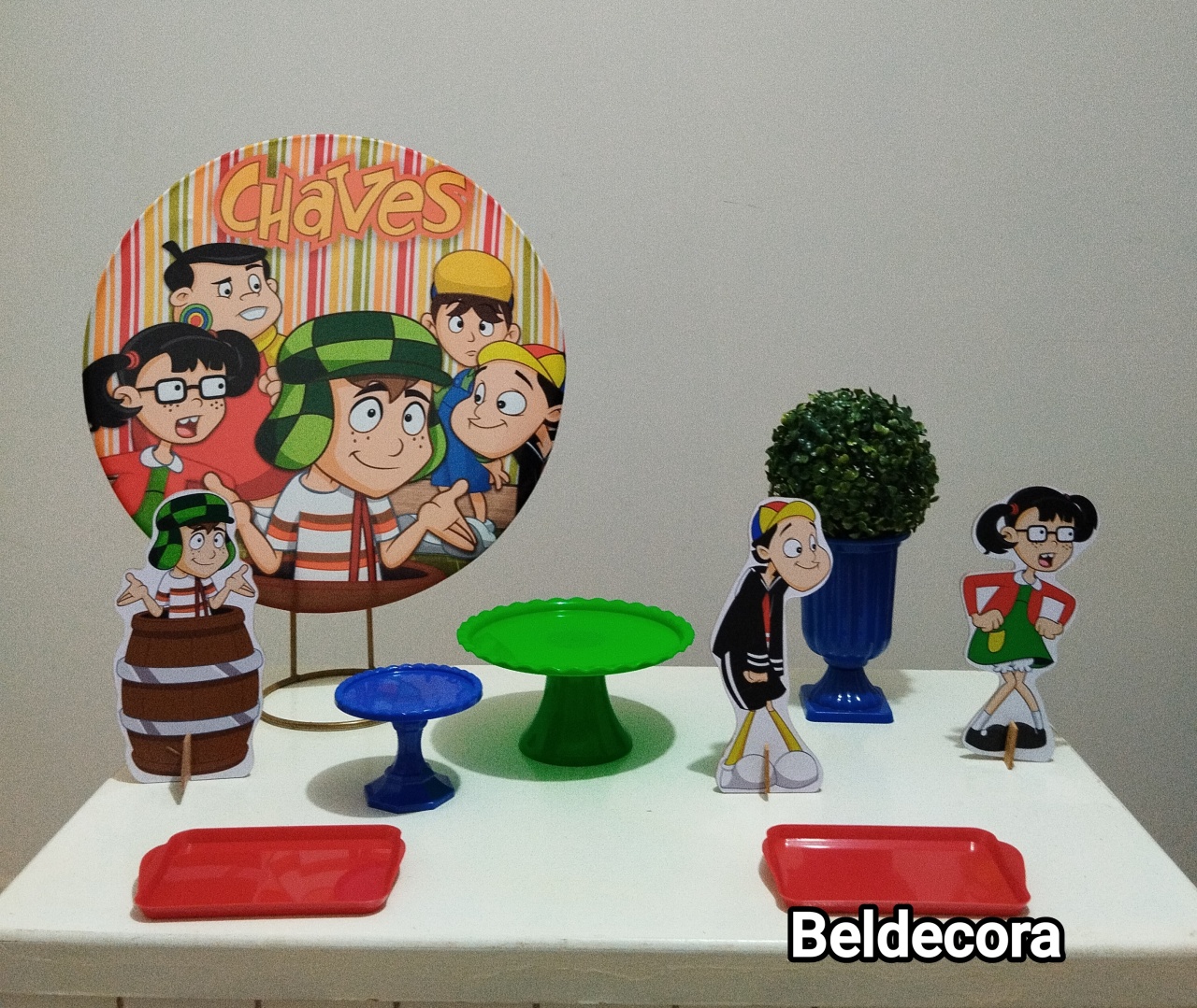 Mini Kit Bronze Chaves - Bel Decora Pegue e Monte