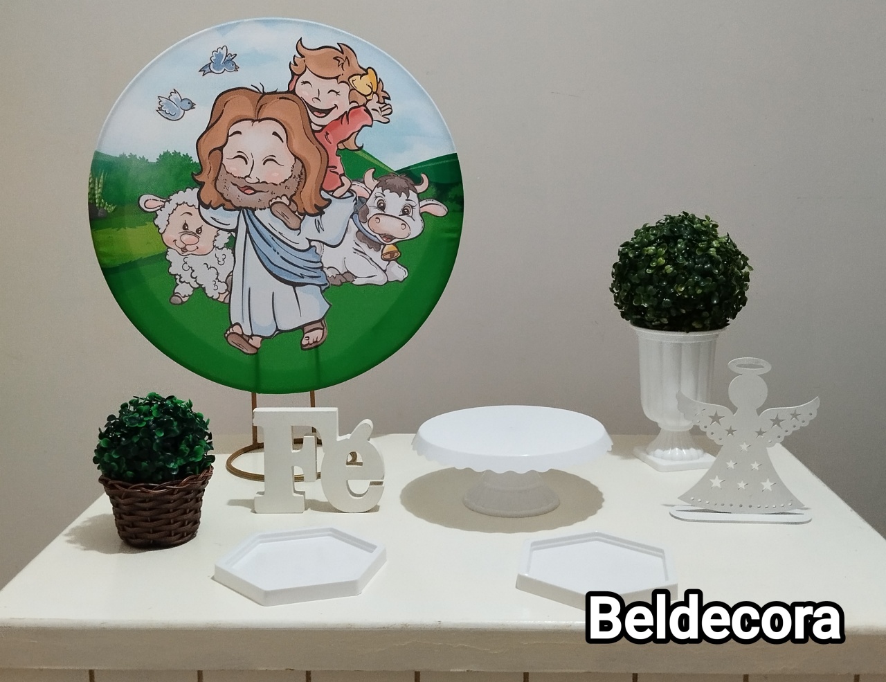 Mini Kit Bronze Jesus - Bel Decora Pegue e Monte