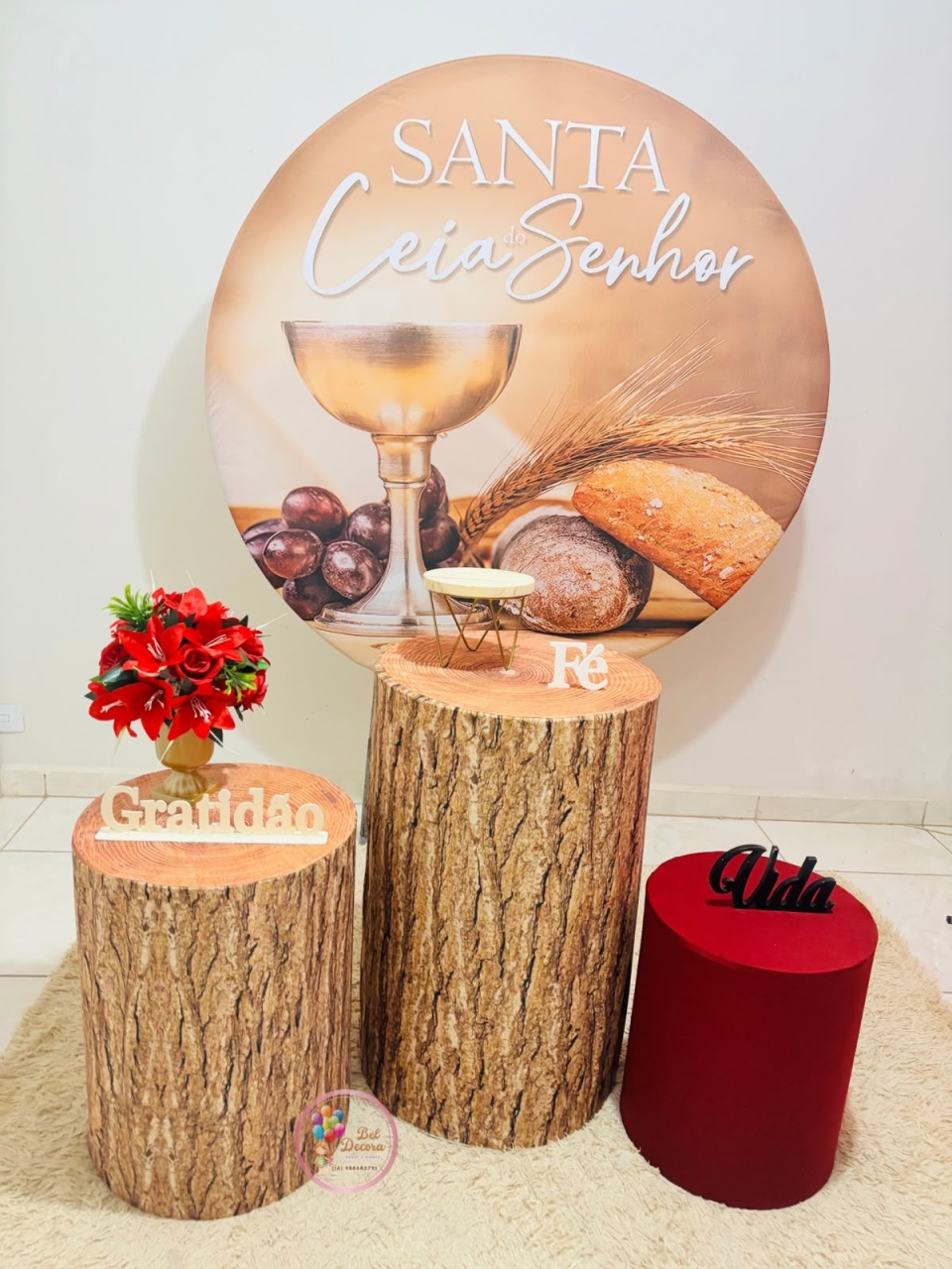 Santa Ceia Bronze - Bel Decora Pegue e Monte