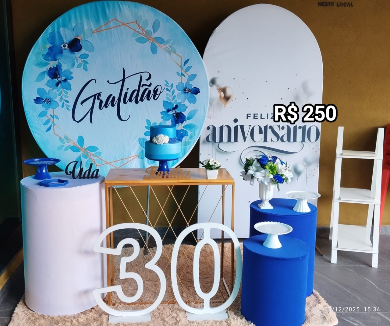 Gratidão Ouro - Bel Decora Pegue e Monte