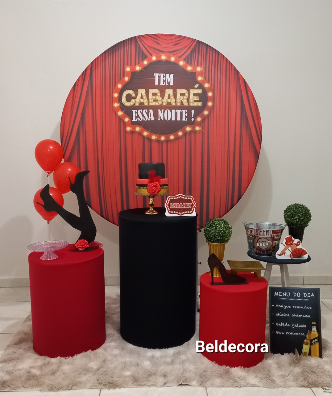 Kit Cabaré Prata - Bel Decora Pegue e Monte