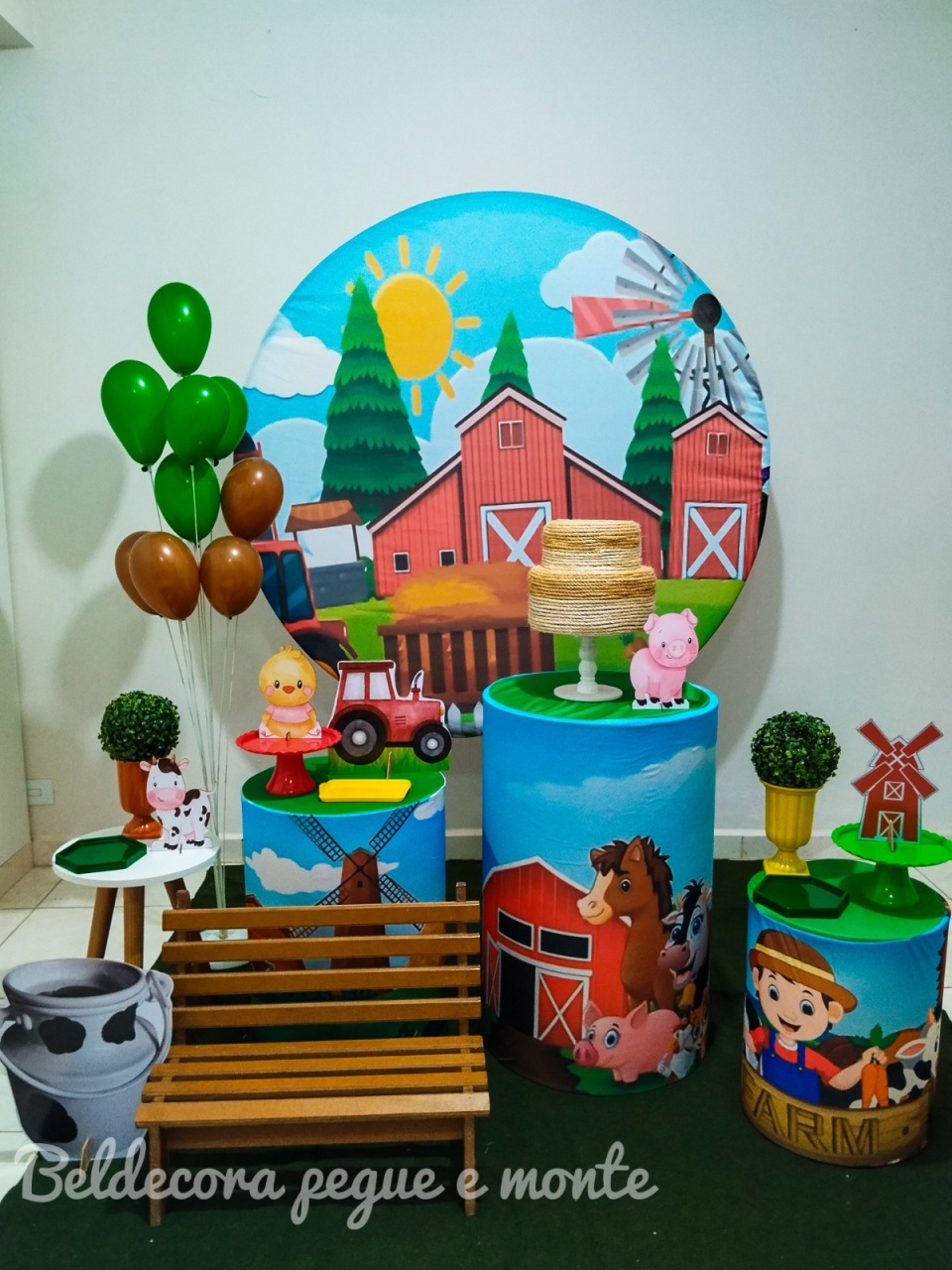 Fazendinha Prata - Bel Decora Pegue e Monte