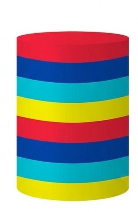 Capa Cilindro Grande Tema Pipas - Bel Decora Pegue e Monte