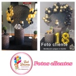 Preto Com Gliter Dourado Com Luminárias - imagem 2