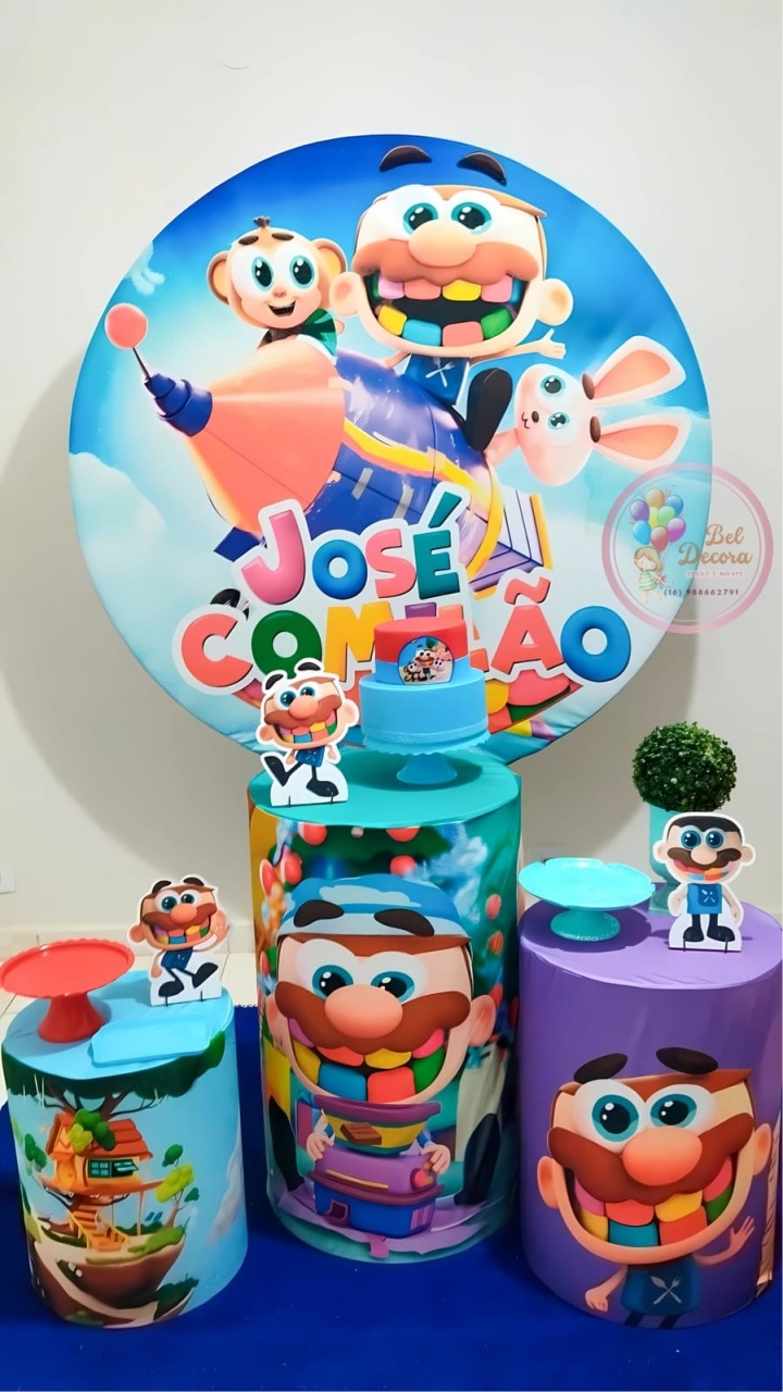 Kit José Comilão Bronze - Bel Decora Pegue e Monte