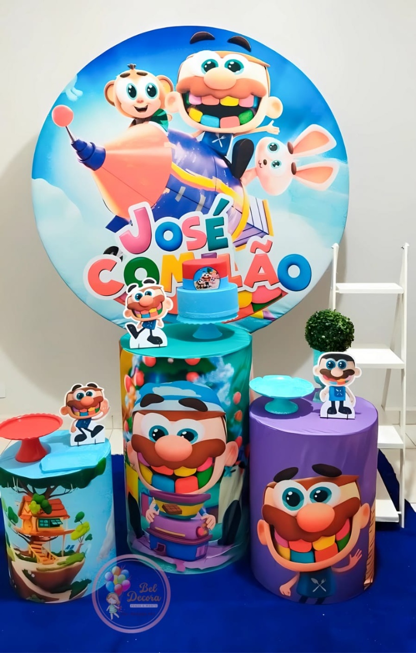 Kit José Comilão Com Escada - Bel Decora Pegue e Monte