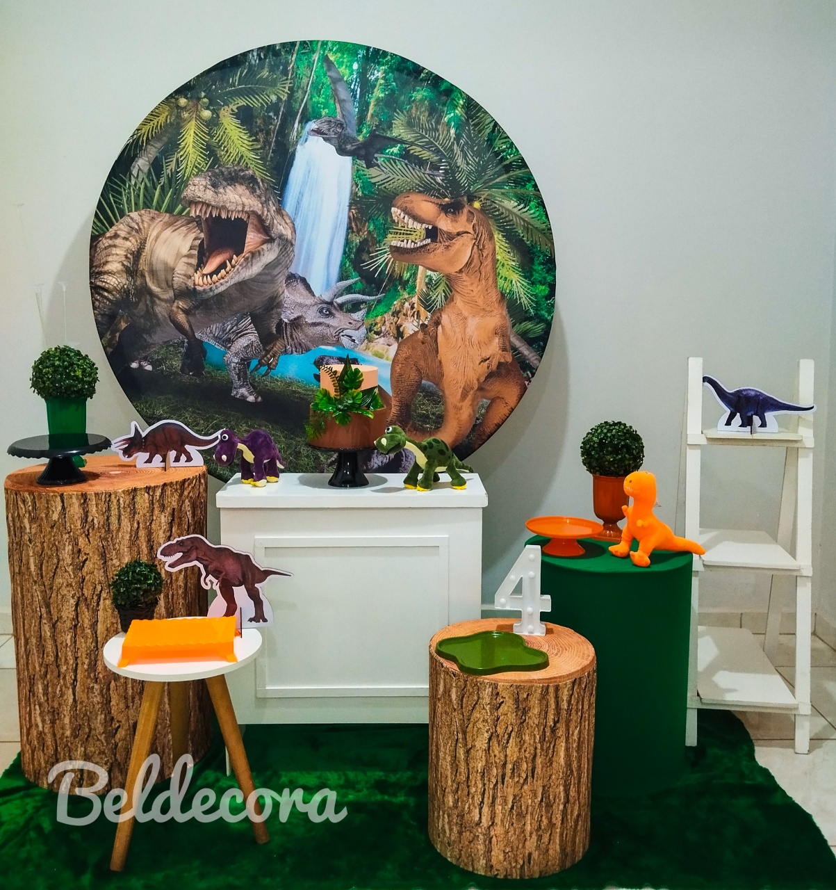 Dinossauro Prata - Bel Decora Pegue e Monte