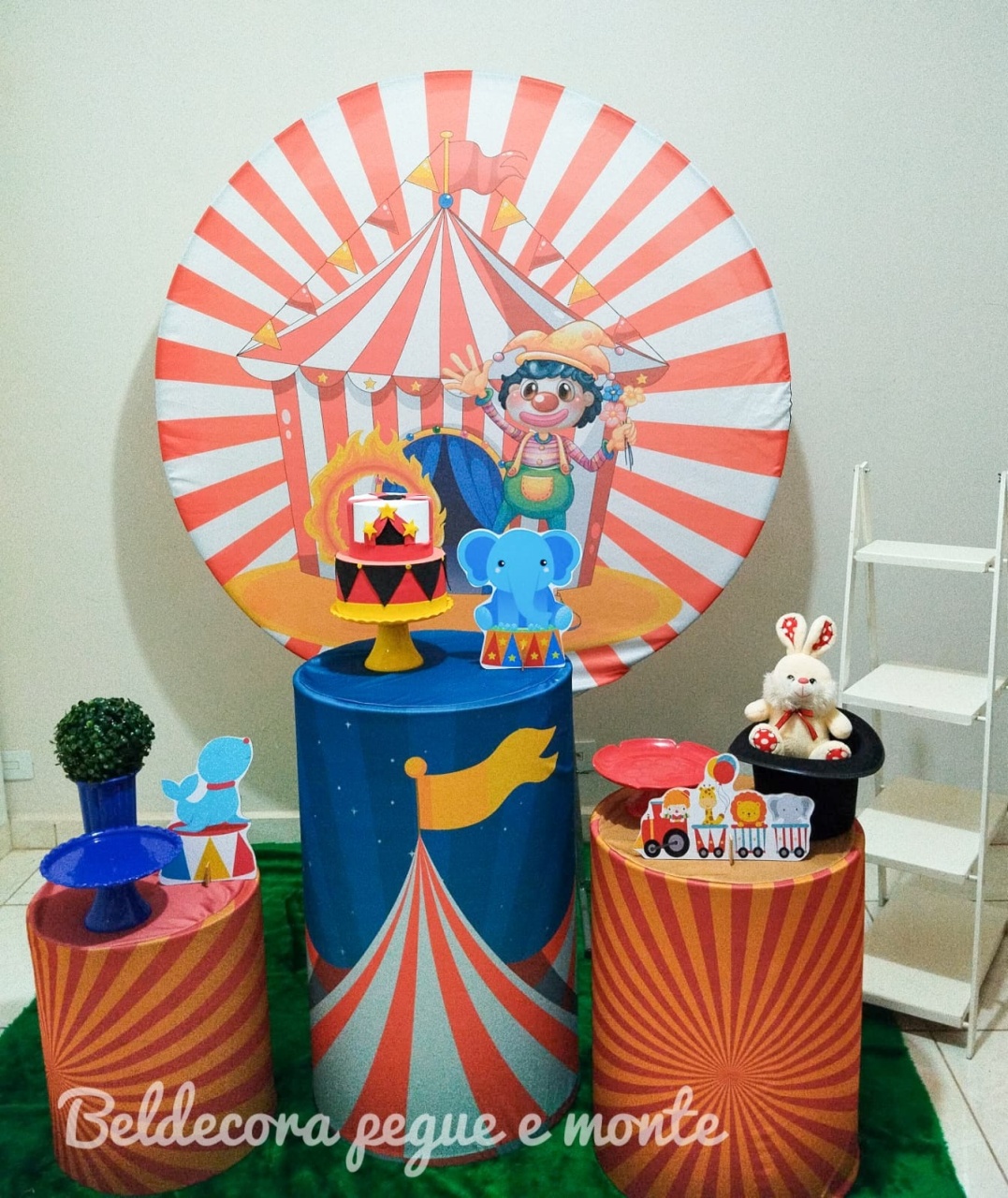Kit Circo Com Escada - Bel Decora Pegue e Monte