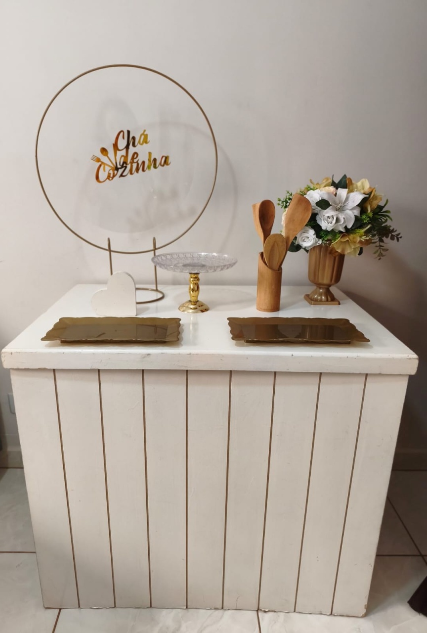 Mini Decoração de Mesa Chá de Cozinha - Bel Decora Pegue e Monte