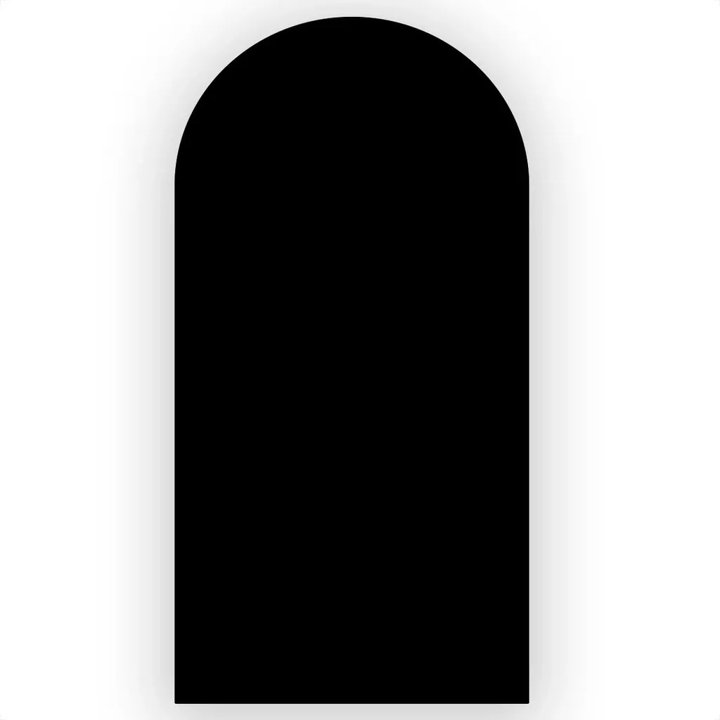 Capa de Painel Romano 2X1 Preto - Bel Decora Pegue e Monte