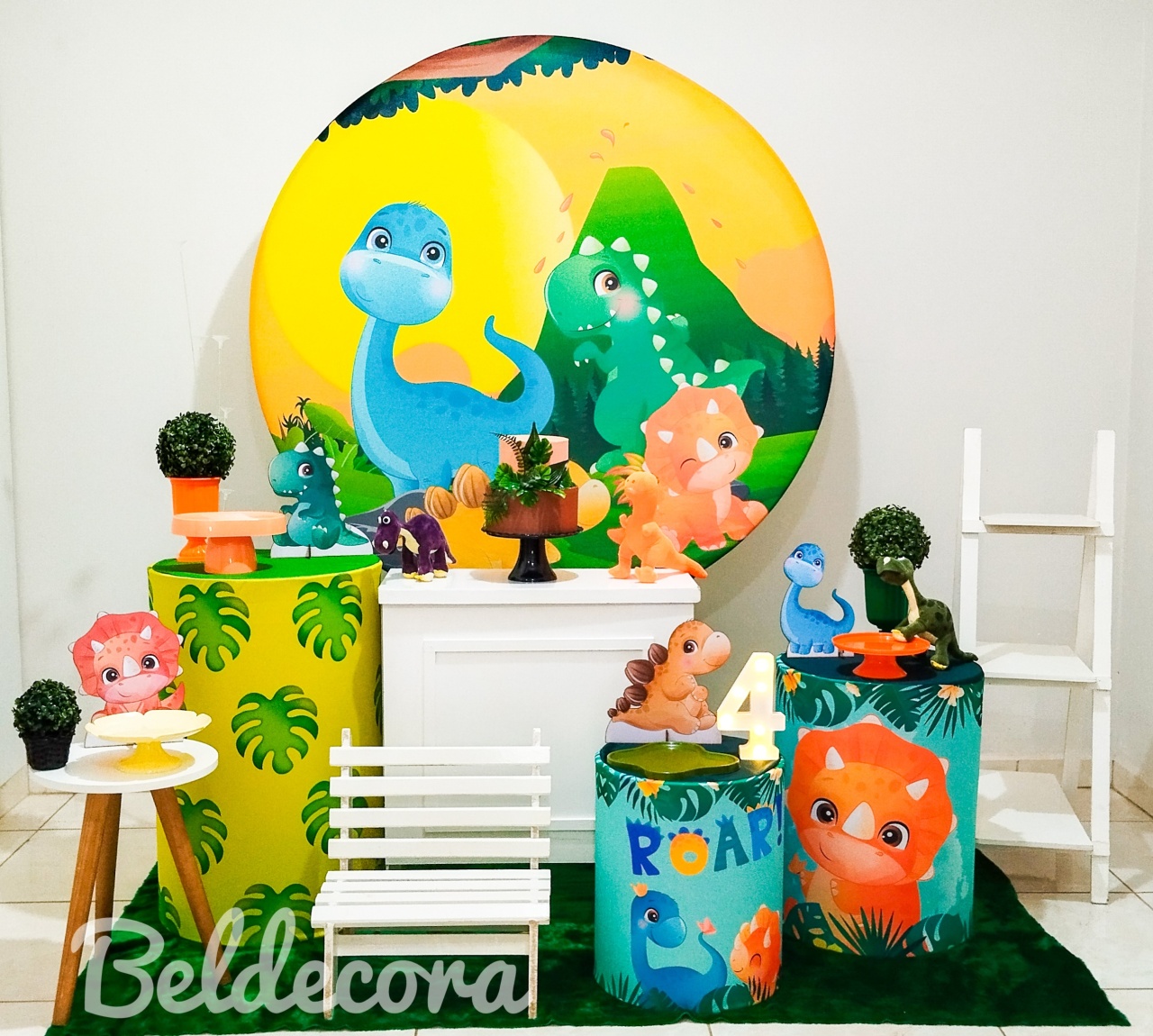 Dinossauro Baby - Bel Decora Pegue e Monte