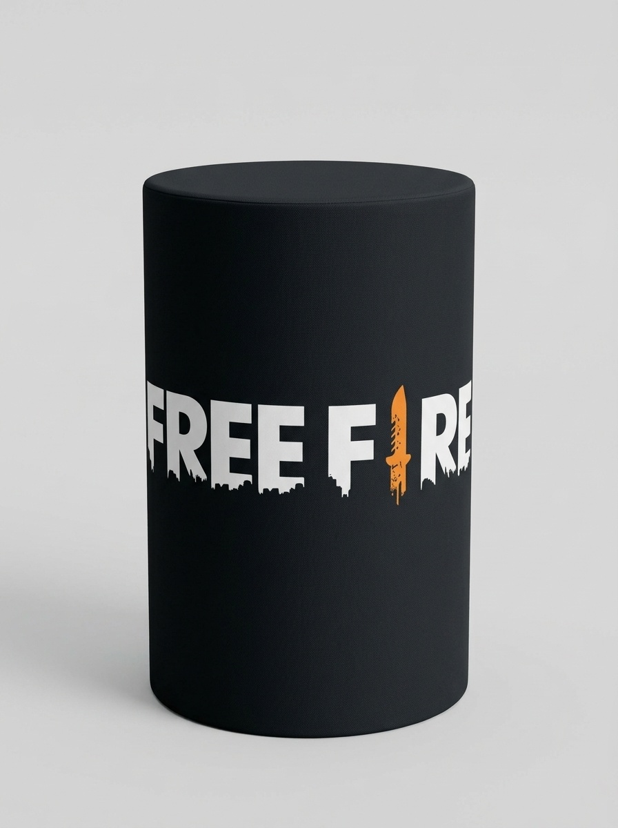 Capa de Cilindro Free Fire Grande - Bel Decora Pegue e Monte