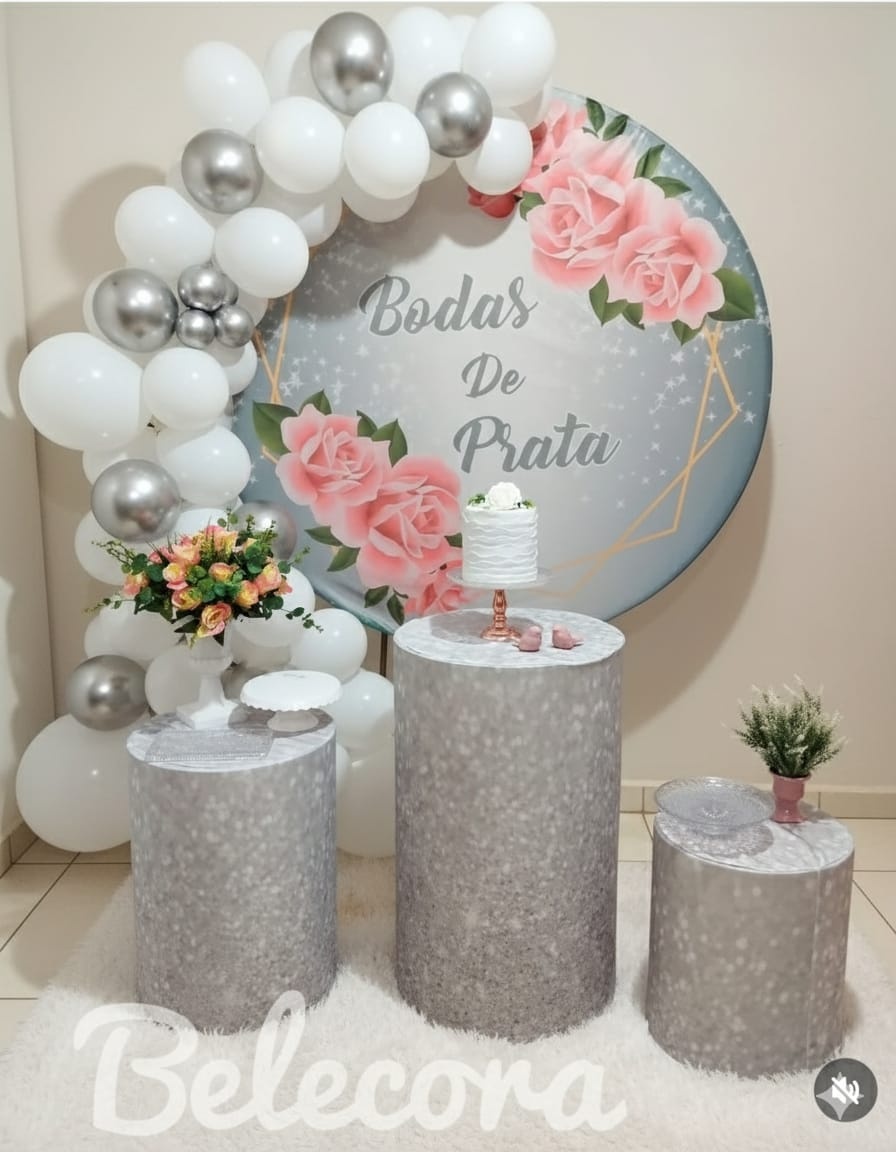 Kit Bodas de Prata - Bel Decora Pegue e Monte