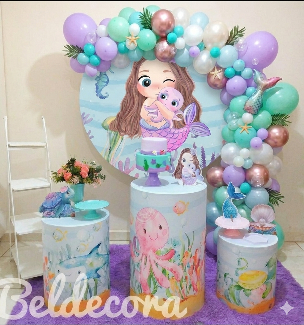 Kit Sereia Ii Com Escada - Bel Decora Pegue e Monte