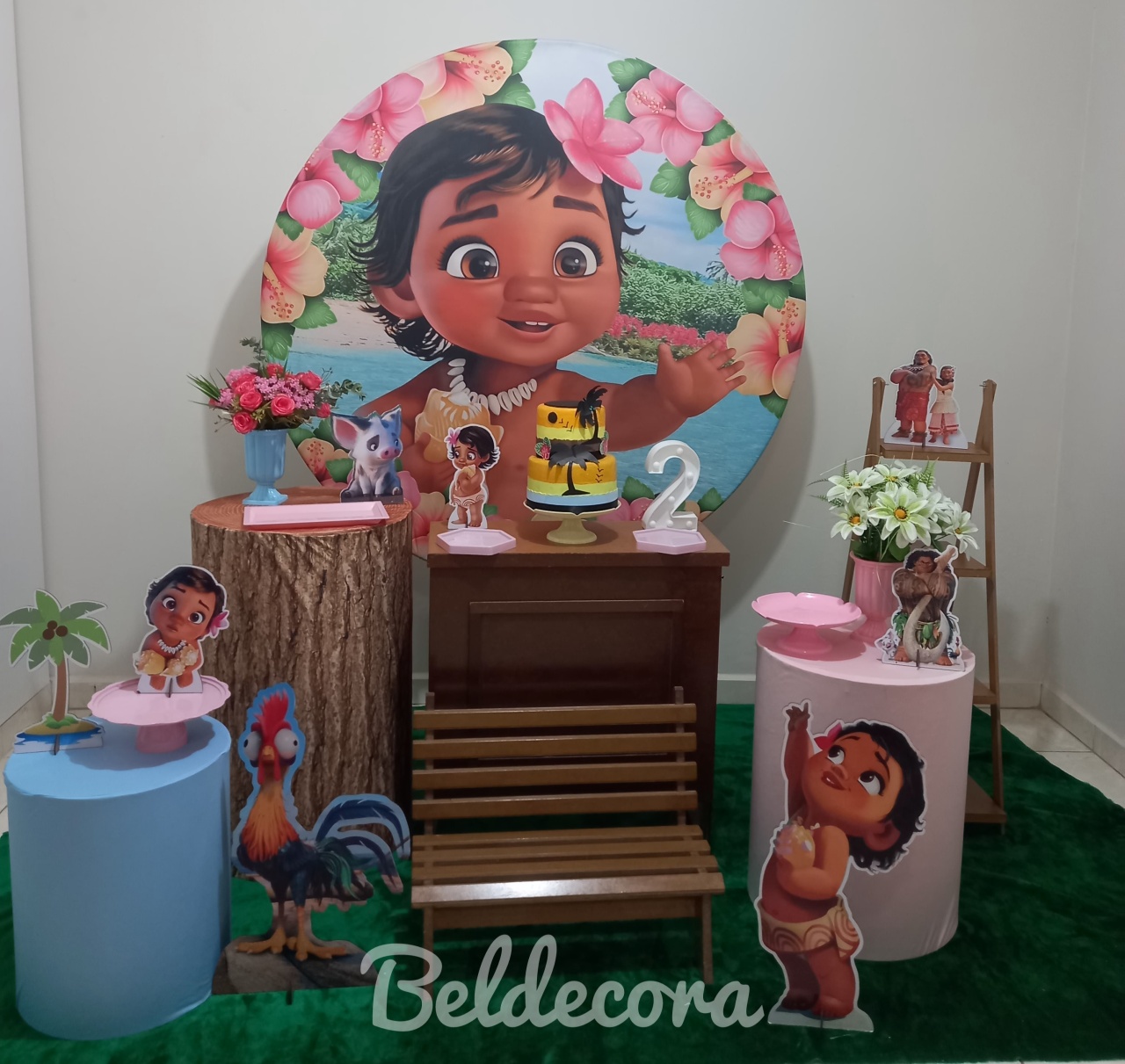 Kit Moana Baby Prata Ii - Bel Decora Pegue e Monte