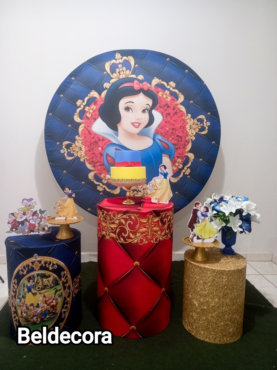 Kit Branca de Neve Bronze - Bel Decora Pegue e Monte